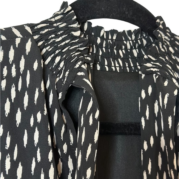 Loveriche Long Sleeves Dress Women’s size S Black/cream - Picture 5 of 12